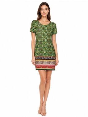 Esqualo Printed Dress Size 8